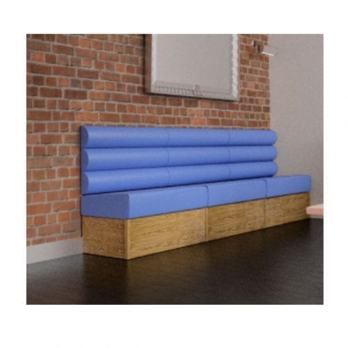 Rolled Back Fixed Seating Rolled Back Fixed Seating