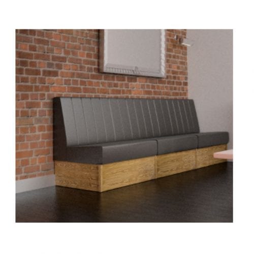 Vertical Fluted Fixed Seating Vertical Fluted Fixed Seating