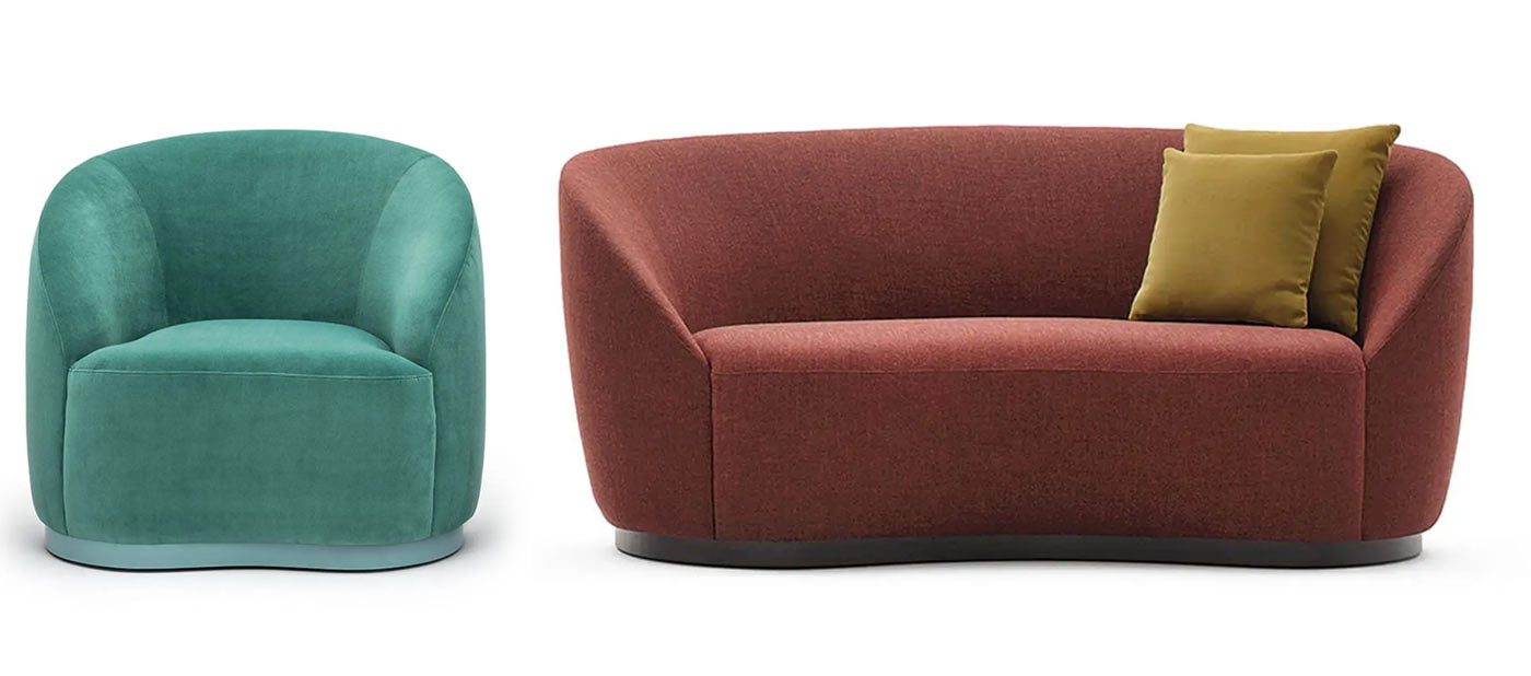 Sofas for hotel foyers.