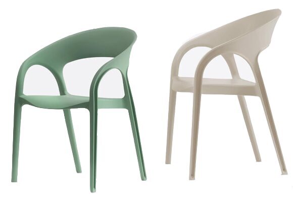 Gossip stacking armchair