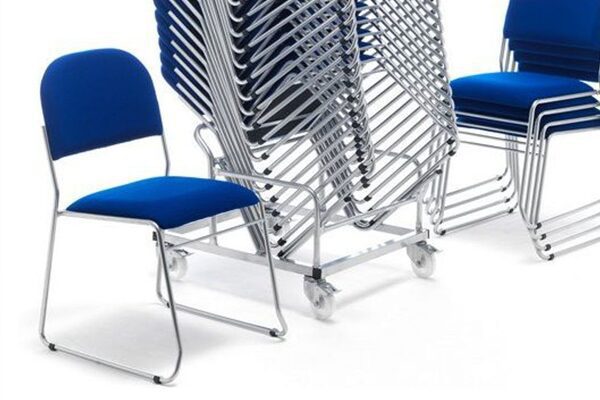 Stackable conference and banqueting chairs 