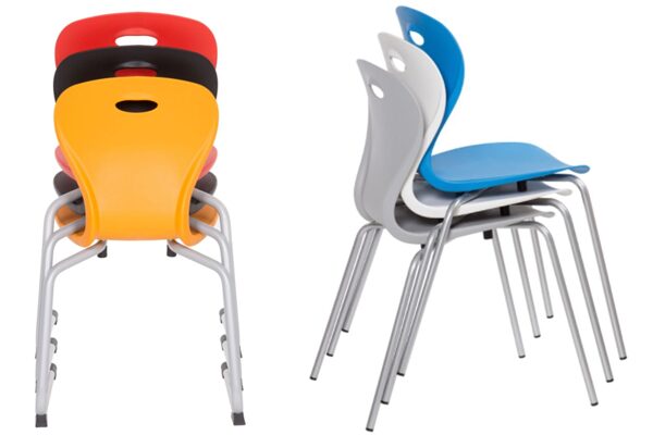 Stackable conference and banqueting chairs 